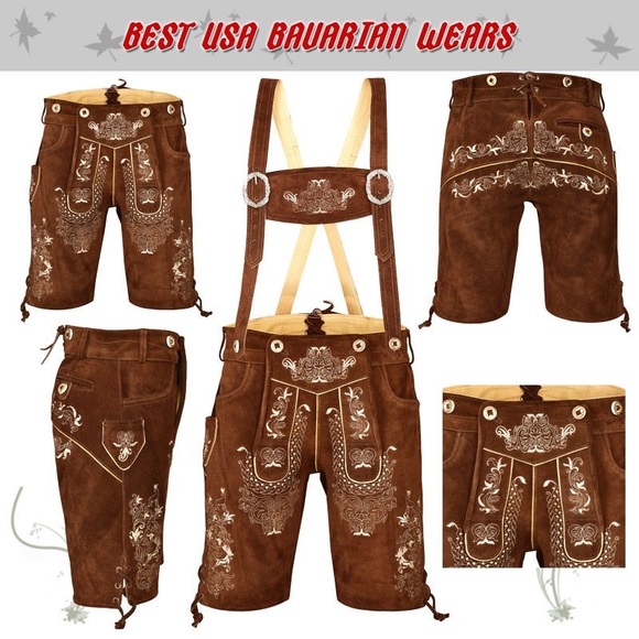 quality wears usa Other - Men lederhosen short Oktoberfest Bavarian wear